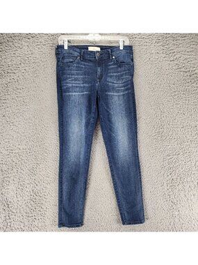 Cookie Johnson Jeans Womens 28 Wisdom Ankle Skinny Blue Stretch *Read*